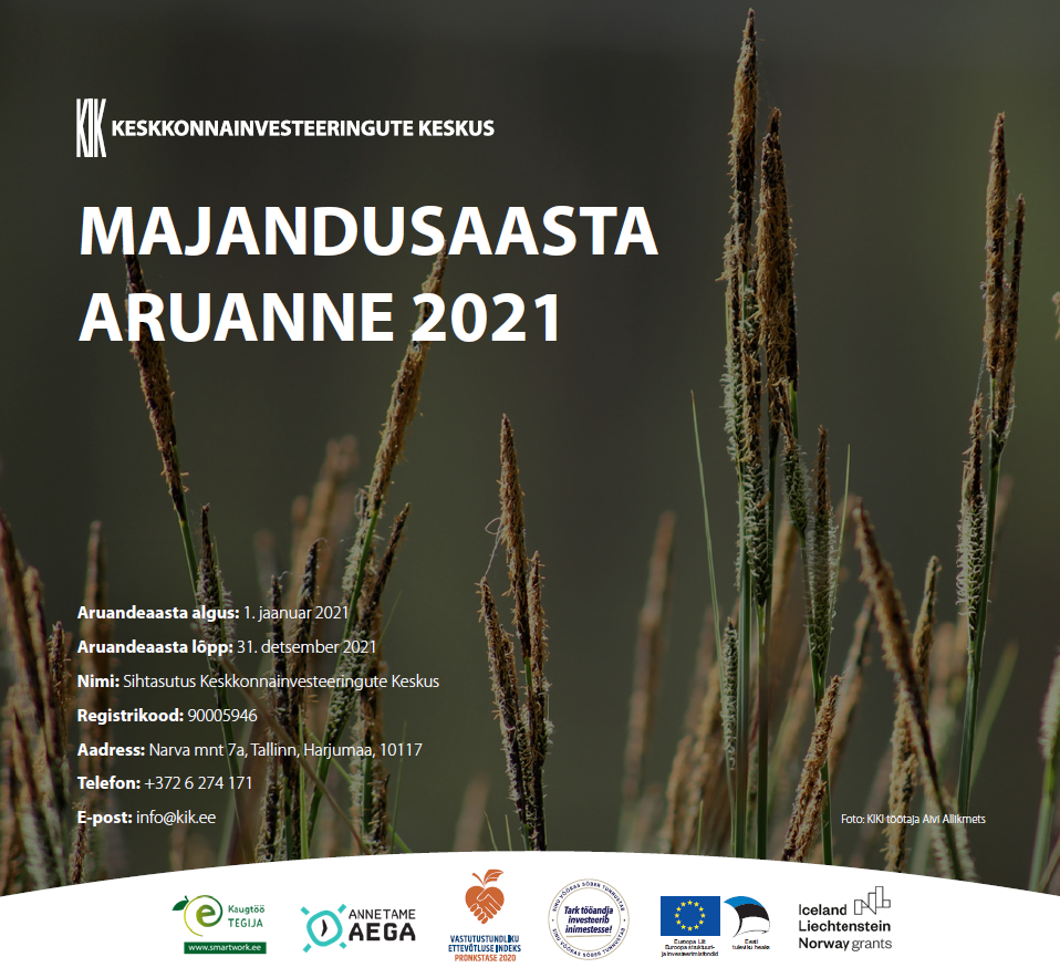 Majandusaasta aruanne 2021