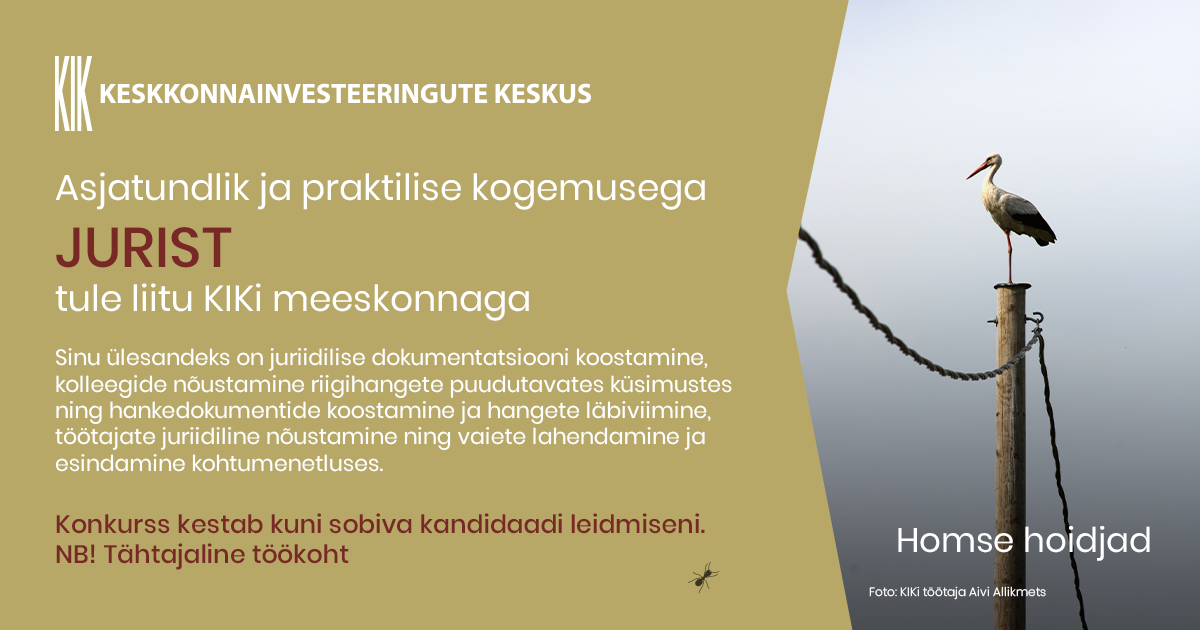 Juristi töökuulutus