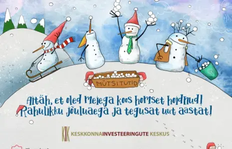 KIKi jõulukaart, mis valmis koostöös KiVa algatusega